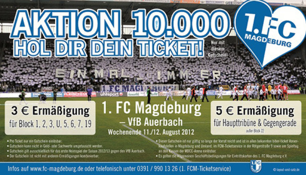 Fanprojekt unterstützt „Aktion 10.000“