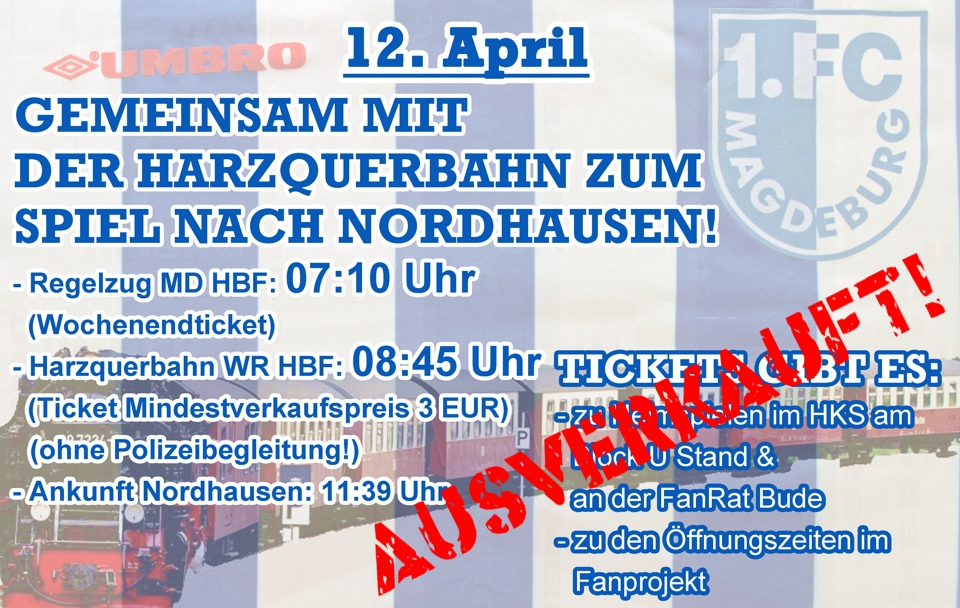 Auswärtsspiel in Nordhausen