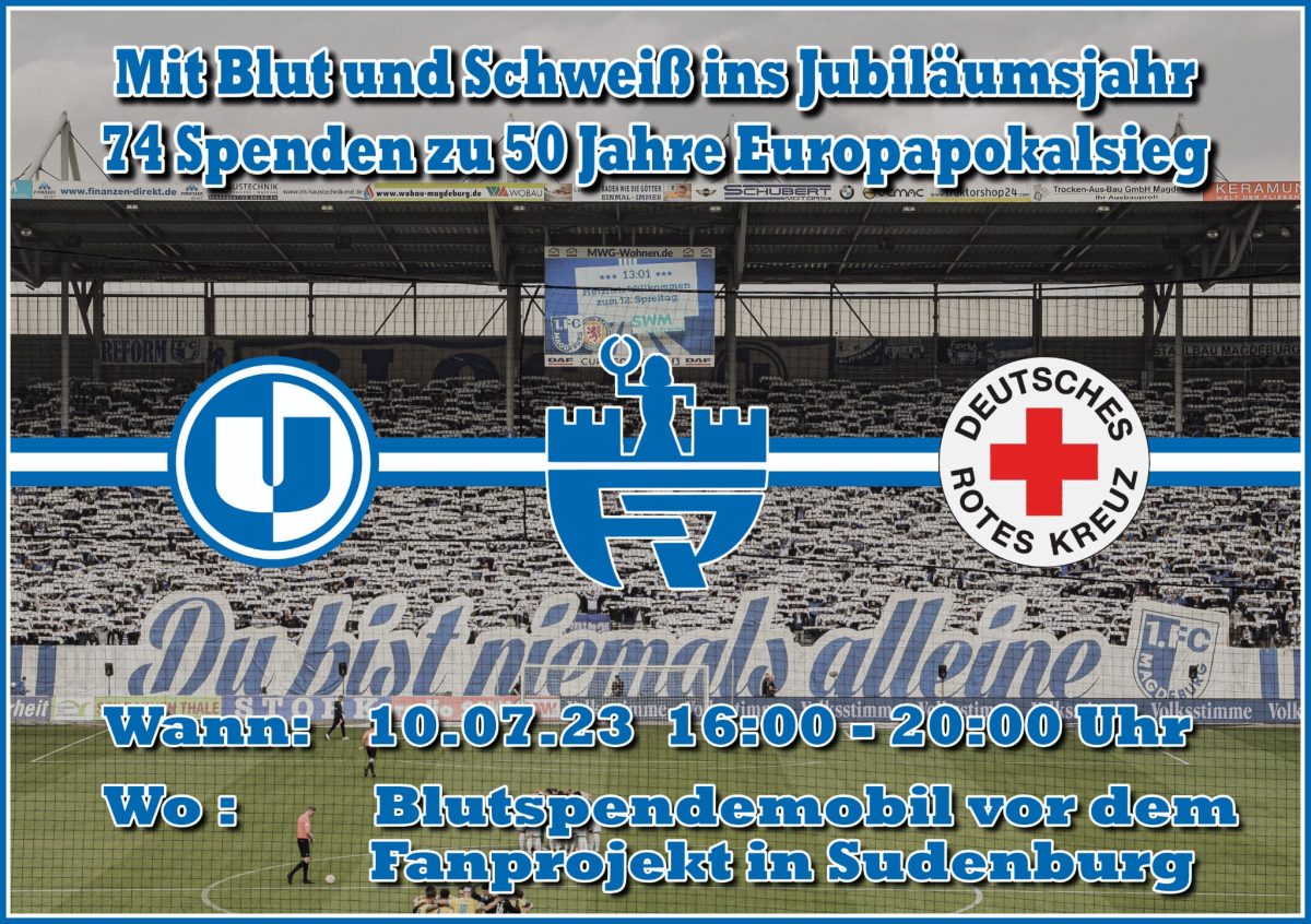 Blutspenden am Fanprojekt!